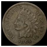 1864 Bronze Indian Head Cent NEARLY UNCIRCULATED