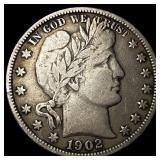 1902 Barber Half Dollar NEARLY UNCIRCULATED