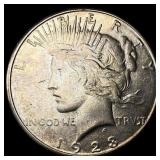 1923 Silver Peace Dollar CLOSELY UNCIRCULATED