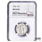 1920 Standing Liberty Quarter NGC MS64 FH