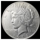 1935-S Peace Silver Dollar CLOSELY UNCIRCULATED