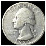 1932-S Silver Washington Quarter LIGHTLY CIRCULATE