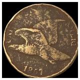 1857 Flying Eagle Cent LIGHTLY CIRCULATED
