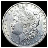 1891-S Silver Morgan Dollar CLOSELY UNCIRCULATED