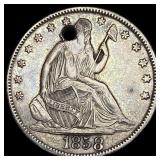 1858 Seated Liberty Half Dollar HIGH GRADE