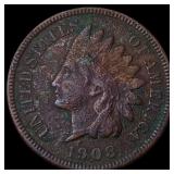 1908-S Indian Head Cent NEARLY UNCIRCULATED