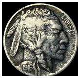 1916-D Buffalo Nickel NEARLY UNCIRCULATED