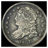 1837 Capped Bust Dime NEARLY UNCIRCULATED