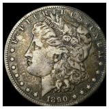 1890-CC Silver Morgan Dollar LIGHTLY  CIRCULATED