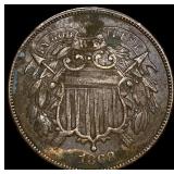 1868 Two-Cent Piece CLOSELY UNCIRCULATED