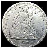 1871 Seated Liberty Silver Dollar HIGH GRADE
