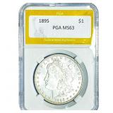 1895 Morgan Silver Dollar PGA MS63