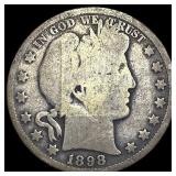 1898-O Silver Barber Half Dollar NICELY  CIRCULAT
