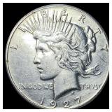 1927 Peace Silver Dollar CLOSELY UNCIRCULATED