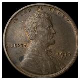 1917-S Lincoln Wheat Cent CLOSELY  UNCIRCULATED