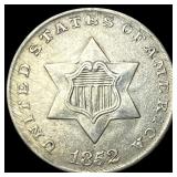 1852 Silver Three-Cent Piece UNCIRCULATED