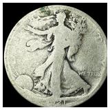 1921-D Silver Walking Liberty Half Dollar  NICELY