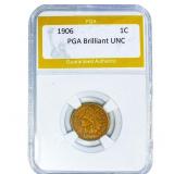 1906 Indian Head Cent PGA Brilliant UNC