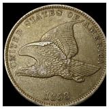 1858 Copper-Nickel Flying Eagle Cent CLOSELY UNCIR