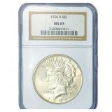 1926-D Silver Peace Dollar NGC MS63