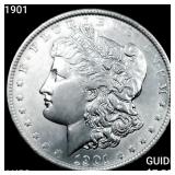 1901 Morgan Silver Dollar CHOICE AU