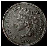 1872 Indian Head Cent LIGHTLY CIRCULATED