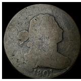 1801 Draped Bust Large Cent NICELY CIRCULATED