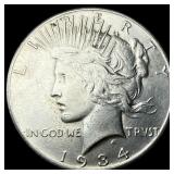 1934 Peace Silver Dollar CLOSELY UNCIRCULATED