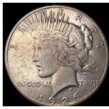 1926 Peace Silver Dollar ABOUT UNCIRCULATED