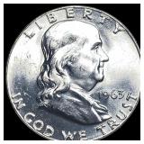 1963 Franklin Half Dollar CHOICE BU
