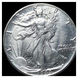 1944 Silver Half Dollar (Walking Liberty) UNCIRCUL
