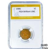 1906 Indian Head Cent PGA Brilliant UNC