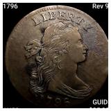 1796 Rev 94 Draped Bust Large Cent ABOUT UNCIRCULA