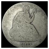 1877 Silver Seated Liberty Half Dollar HIGH  GRAD