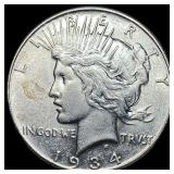 1934 Peace Silver Dollar CLOSELY UNCIRCULATED