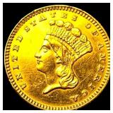 1888 Gold $1 Indian Head UNCIRCULATED