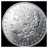 1891-CC Silver Morgan Dollar CHOICE AU