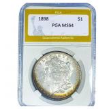 1898 Morgan Silver Dollar PGA MS64