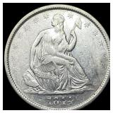 1844-O Silver Half Dollar CLOSELY UNCIRCULATED
