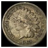 1863 Indian Head Cent CLOSELY UNCIRCULATED