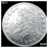 1811 Capped Bust Half Dollar HIGH GRADE+