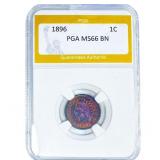 1896 Indian Head Cent PGA MS66 BN