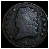 1828 Classic Head Half Cent NEARLY UNCIRCULATED