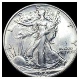 1941-S Silver Walking Liberty Half Dollar UNCIRCUL