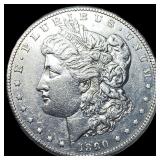 1890-CC Silver Morgan Dollar CLOSELY UNCIRCULATED