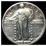 1924-S Standing Liberty Silver Quarter CLOSELY UNC