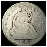 1858 Seated Liberty Half Dollar NICELY  CIRCULATE