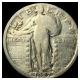 1927-S Silver Standing Liberty Quarter LIGHTLY CI
