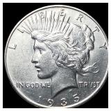 1935 Silver Peace Dollar UNCIRCULATED