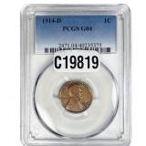 1914-D Wheat Cent PCGS G04